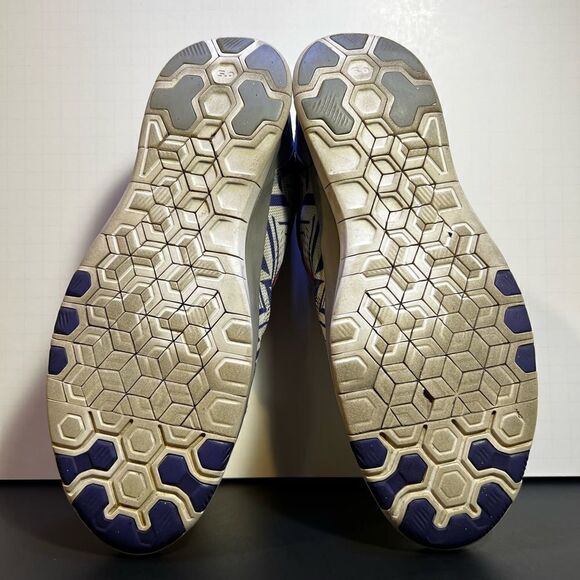 Womens NIKE Free 5.0 TR Fit 5 PRT Purple Graphic Running Shoes / Size 9.5 - Picture 8 of 10